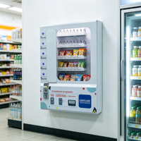 Distributeur automatique mural intelligent commercial semi-automatique, compatible ADA, avec reçus numériques et garantie d'un an