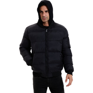 Chaqueta Acolchada con Capucha para Hombre SF46 713, Color Caqui, para Invierno, Uso Casual - Product Image 5