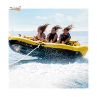 Kunden spezifisches kommerzielles verrücktes 6-Personen-UFO-aufblasbares Ski-Schlepp rohrs ofa aus strap azier fähigem PVC-Material