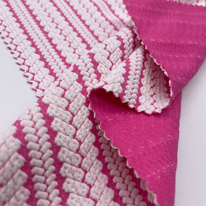 Hot Custom Color <strong>Elastic</strong> Warp Knitted <strong>Striped</strong> Nylon <strong>Fabric</strong> - Product Image 3