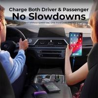 Chargeur de voiture 3 en 1 à charge rapide, portable pour téléphones, tablettes, chargeur de téléphone universel pour voiture, accessoires de voiture