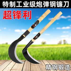 Hoz de Jardín Kyushu de 52 cm, Herramienta Agrícola de Acero al Manganeso para Cosechar Maíz, Arroz y Trigo - Product Image 4