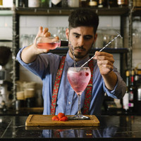 Kit de barman Martini 24oz 6 pièces en acier inoxydable