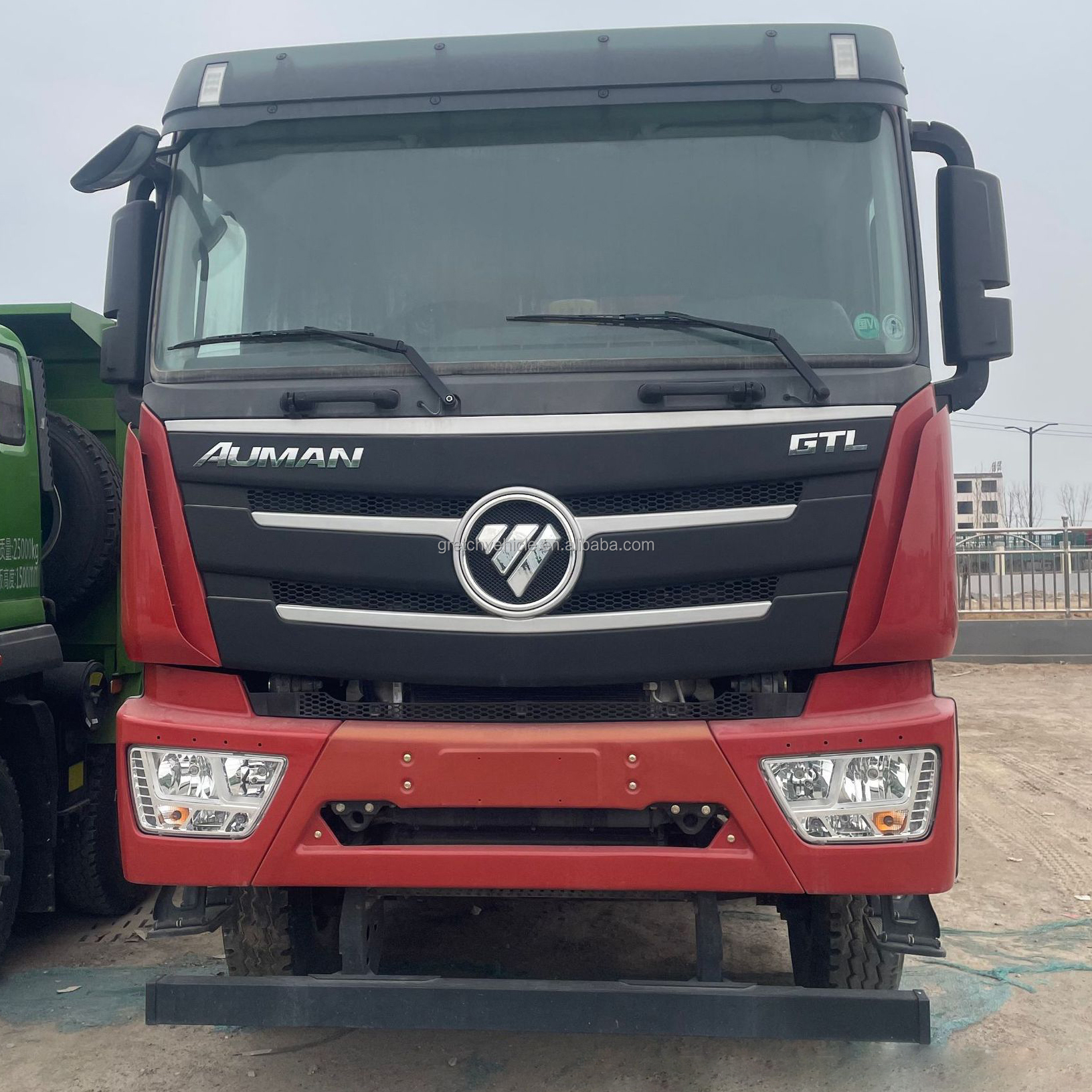 Экспортный самосвал Foton 8x4 8 м грузоподъемность 430 л.с. Евро 3/4/5 дизельное топливо левый Подержанный GTL самосвал экспортный