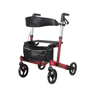 Andador plegable portátil profesional <span class=keywords><strong>para</strong></span> <span class=keywords><strong>Adultos</strong></span> <span class=keywords><strong>Mayores</strong></span> ayudas <span class=keywords><strong>para</strong></span> caminar con rueda y asiento de aluminio - Product Image 1