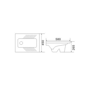 Toilette กระโถนเซรามิกสุขภัณฑ์แบบพกพา - Product Image 3