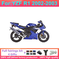 Kits de carénages moulés par injection pour moto compatibles avec Yamaha R1 2002 2003 02 03 YZF1000 YZFR1 YZF-R1, carénage complet en plastique