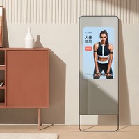 Miroir de fitness intelligent MIRROH.AI OEM/ODM avec IA, miroir d'entraînement sous Android OS, design moderne, interrupteur tactile pour la maison, la salle de sport, le salon, la salle de bain