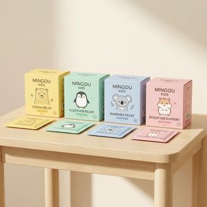 Série de patchs bien-être aux herbes pour enfants personnalisés – Autocollants de soin naturels aux extraits végétaux doux pour un confort quotidien - Product Image 1