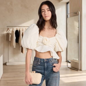 Chemisier boutonné en mousseline blanc uni de haute qualité pour femme, grande taille, manches courtes, style urbain, en coton et fibre de bambou, idéal pour l'été - Product Image 2
