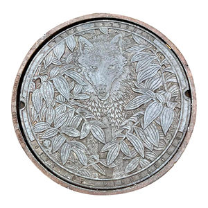 Tapa de Alcantarilla Artística Cuadrada/Redonda de Hierro Dúctil para Tanque de Agua, Conexiones de Alcantarillas, <span class=keywords><strong>Tapas</strong></span> de Alcantarillas Sudamericanas - Product Image 1