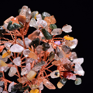 <span class=keywords><strong>Base</strong></span> de la pirámide de obsidiana negra, cristales de colores naturales, para regalo de la buena suerte - Product Image 3