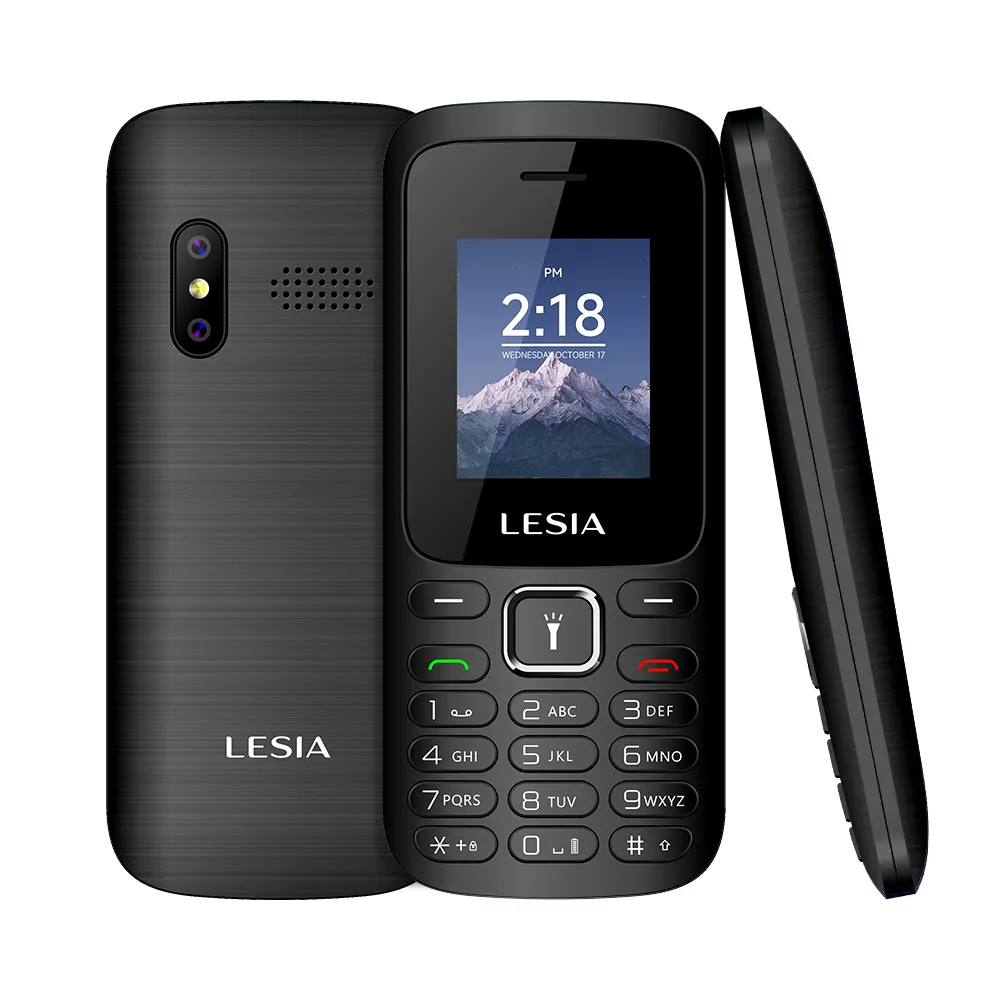 Unlocked Original günstig einfaches Telefon 1300 mAh GSM 4G Bar Mobiltelefon 1,77 Zoll Display Funktionsfunktion Telefon