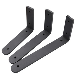 L-Shaped <b>Shelf</b> Support 8mm Thick Matte Baked Paint Cold-Rolled Steel Indoor Storage Rack <b>Bracket</b> - Product Image 5