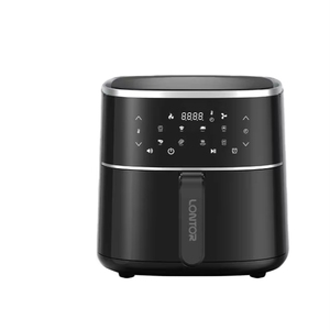 Friteuse à air en acier inoxydable <span class=keywords><strong>de</strong></span> qualité alimentaire 304, capacité <span class=keywords><strong>de</strong></span> 8 L, four en acier inoxydable avec écran LCD, température <span class=keywords><strong>de</strong></span> <span class=keywords><strong>cuisson</strong></span>, multifonction, grille-pain - Product Image 1