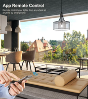 Interrupteur intelligent WiFi Tuya - Contrôle vocal avec Alexa/Google Home, contrôle à distance par application, compatible avec les disjoncteurs