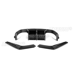 Dry Carbon Fiber <b>Car</b> Rear Bumper Lip <b>Diffuser</b> Spoiler Side Splitters Apron Flap V-Style Body Kit <b>for</b> BMW F80 M3 F82 M4 2015-2020 - Product Image 2