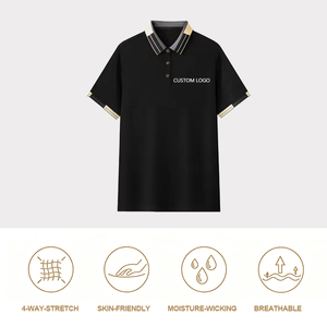 Camiseta de Verano para Hombre, Diseño Personalizado con Logotipo de Fábrica, al por Mayor, Manga Corta, Oversize, Jersey Suave, Transpirable, Estilo Casual Elegante - Product Image 3