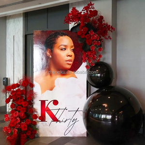 Sản Phẩm Mới 2024 Đảng Trang Trí Backdrop Khổng Lồ Gương Bóng Bay Inflatable Kim Loại Quả Bóng Lớn Bóng Sáng Bóng Inflatable - Product Image 5