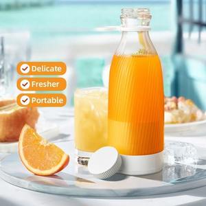 Licuadora Portátil Multifuncional, Exprimidor Eléctrico, Mezclador de Frutas para el Hogar, Licuadora Recargable por USB, Vaso para Jugos, Botella con 6 Cuchillas - Product Image 3