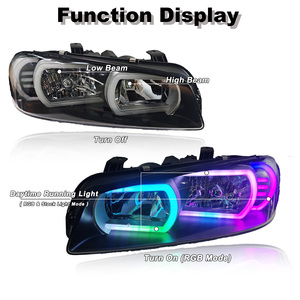 ไฟหน้า LED RGB รุ่นใหม่สำหรับ Skyline R34 GTR GT ปี 1999-2007 6000K 6000 ลูเมนส์ - Product Image 5