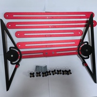 Règle d'escalier en alliage d'aluminium 6063, nouveau modèle, multifonctionnelle, pliable, pour la menuiserie et la rénovation, outil de mesure pour escaliers, Chine