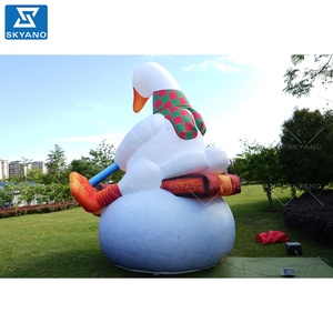 <span class=keywords><strong>Oie</strong></span> gonflable de dessin animé, mascotte gonflable de dessin animé, modèle animal gonflable pour la publicité commerciale des restaurants - Product Image 4