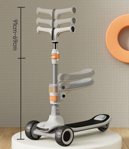 Patinete de Juguete para Niños de 1 a 12 <span class=keywords><strong>Años</strong></span>, Patinete Plegable con Pedales para Niños Grandes, Patinete de Empuje para Bebés en Venta - Product Image 3