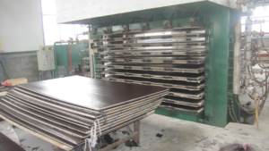 18mm di spessore eco-friendly coccodrillo marrone pellicola rivestita compensato WBP colla fenolica E1 standard di emissione di formaldeide per la costruzione - Product Image 6