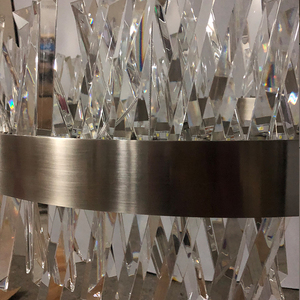 JC LIGHTING Modern Luxury American Style <strong>Light</strong> Round Chandelier Living Room <strong>Chrome</strong> Crystal <strong>Pendant</strong> for Asian House - Product Image 5