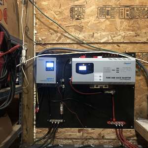 Inversor solar fuera de la red de 3KW 12V24V a 120V con controlador de carga de CA Compatibilidad de batería universal Li-ion, gel, <span class=keywords><strong>AGM</strong></span>, plomo-ácido - Product Image 6
