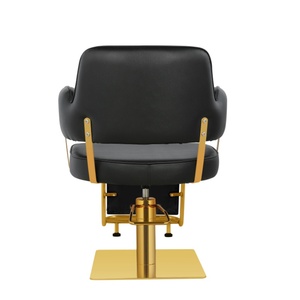 Vente en gros de chaise de coiffure inclinable de luxe en or noir équipement de salon de haute qualité design élégant pour chaise de salon de barbier <span class=keywords><strong>spa</strong></span> - Product Image 6