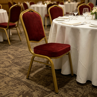 Chaise Trône Couronne Royale Dorée de Luxe Élégante et Fantaisie avec Revêtement en Velours pour Mariage, Banquet et Événements