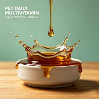 Gouttes buvables multivitaminées pour chiens et chats – Formule bien-être quotidienne avec Vitamine A et Vitamine D3 – Complément alimentaire
