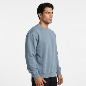 Sweat à capuche unisexe en molleton épais 450g, impression personnalisée en relief et silicone, 100% coton, coupe oversize, écologique - Product Image 4