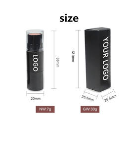 Private Label 7 colori fard Stick Vegan Waterproof Creamy Blusher Double Sided Makeup Blush Stick con pennello - Product Image 5