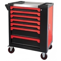 Carrito de Herramientas Resistente de 7 Cajones con Ruedas, Carro de Almacenamiento para Taller Mecánico con Cajones, Caja de Herramientas para Garaje