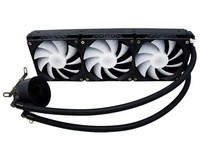 Refroidisseur liquide AIO Ruiquan 360 mm ARGB Aether, radiateur de refroidissement par eau haute performance pour PC de jeu, modèle 2024, 22 dBA, deux roulements à billes