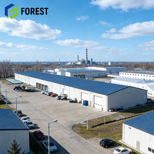 Edificio de Acero Personalizado de Alta Resistencia para Texas con Panel EPS, Almacén Comercial Ignífugo Europeo, Estructura de Acero con Viga H, Taller Metálico con Estructura Ontario - Product Image 1