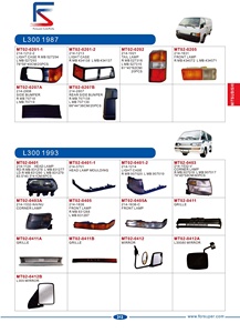 กันชนหน้าสำหรับรถยนต์มิตซูบิชิ แอล300 / เดลิก้า ปี 2002 อะไหล่รถยนต์ - Product Image 3