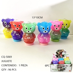 Giocattoli colorati da orso per bambini bomboniere a forma di premi giocattolo durevole Ecofriendly portatile - Product Image 1