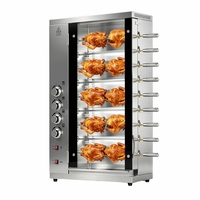 LIBERMANN Rôtissoire Commerciale à Gaz pour Poulet, Barbecue, Grill, Machine à Kebab et à Viande