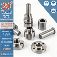 Pièces tournées CNC OEM en acier inoxydable : arbre à pas, mandrin à pince, bague à bride, usinage par électroérosion à fil et brochage pour l'automatisation
