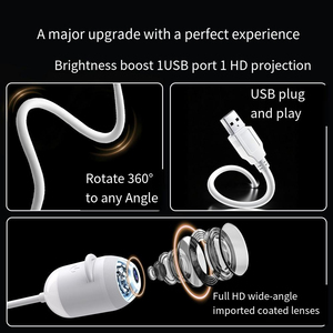 Yinzam HY300 Car Vehicle for Ocean Star <strong>Projector</strong> 300 Lumens 4K Built-in <strong>Speakers</strong> 24 Films Portable Ambient Night Lamp for - Product Image 6