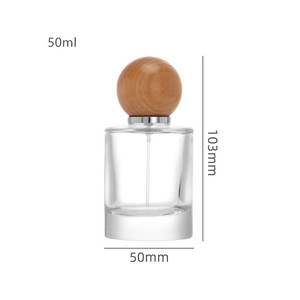 30ml 50ml 100ml bottiglie di <span class=keywords><strong>profumo</strong></span> di vetro rotondo tappo bianco fondo spesso vuoto-resistente ed elegante - Product Image 4
