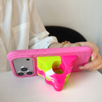 Support magnétique universel pour téléphone portable en silicone flexible anti-stress pour bureau et lit