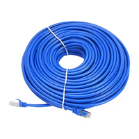 Harga grosir pabrik kabel Jumper RJ45 berlapis perak kawat CCA kabel Patch 5M CAT6 kabel jaringan Ethernet untuk penggunaan dalam ruangan