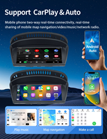 Autoradio pour BMW Série 3/5 E90 E91 E60 E61 CCC/CIC, système Linux 8,8 pouces, Android Auto et CarPlay sans fil, unité multimédia