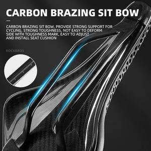 Funda de Asiento para Bicicleta de Montaña ROCKBROS, Impresa en 3D, Cojín Suave Antideslizante, Cómodo y Transpirable para Bicicletas de Carretera, Estilo Simple - Product Image 4