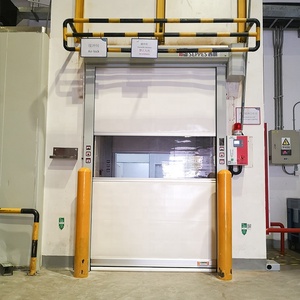 Portes de stockage industrielles rapides en PVC à enroulement rapide, finies, pour usage intérieur, résistantes au vent, fabrication en usine - Product Image 5